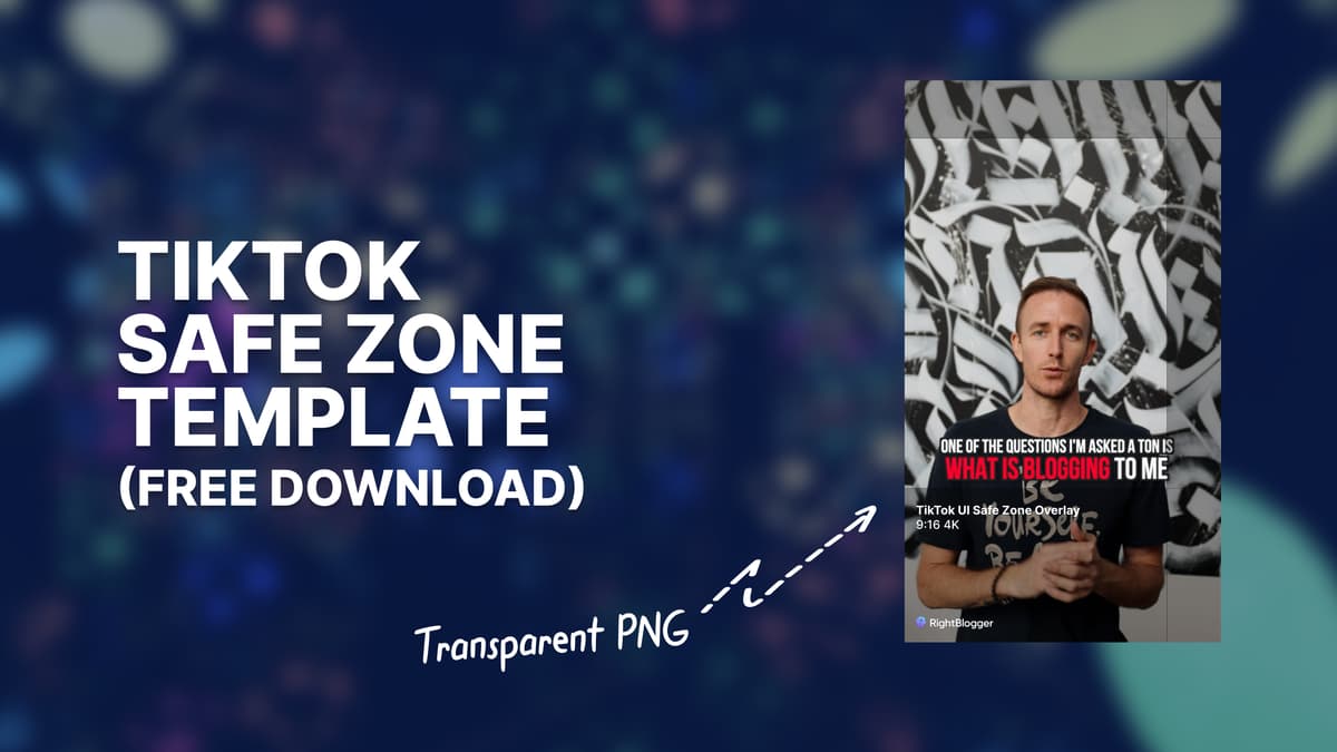 Free TikTok Safe Zone Template (UI Overlay PNG)