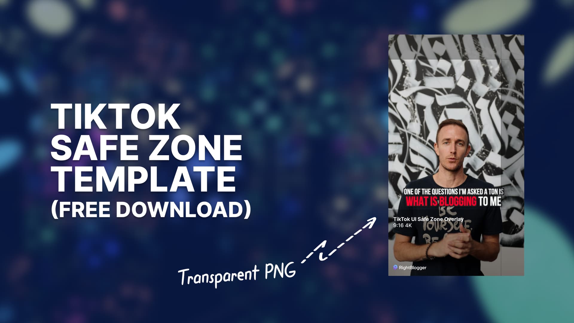 Free TikTok Safe Zone Template (UI Overlay PNG)