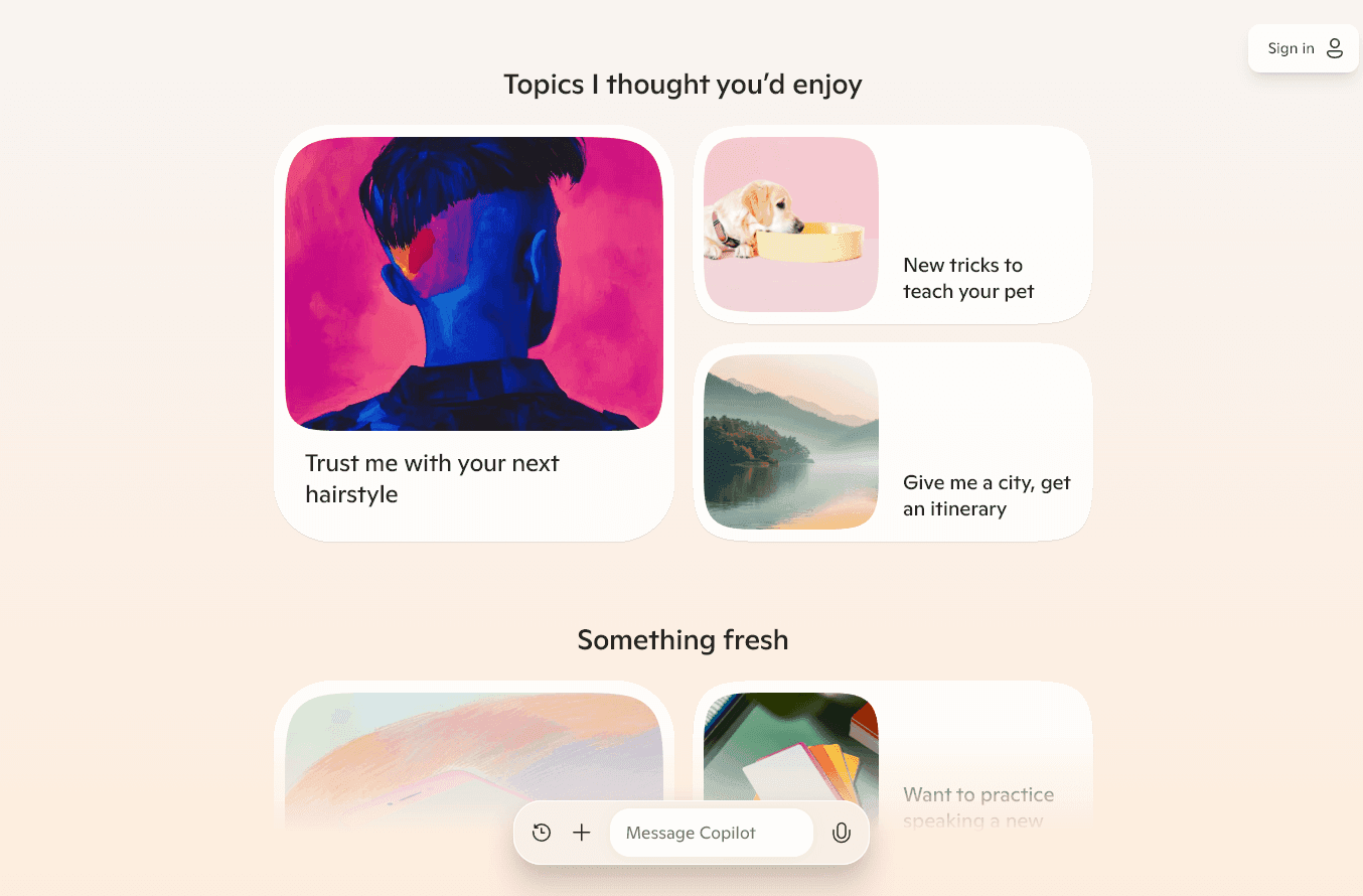 AI productivity tool Microsoft Copilot