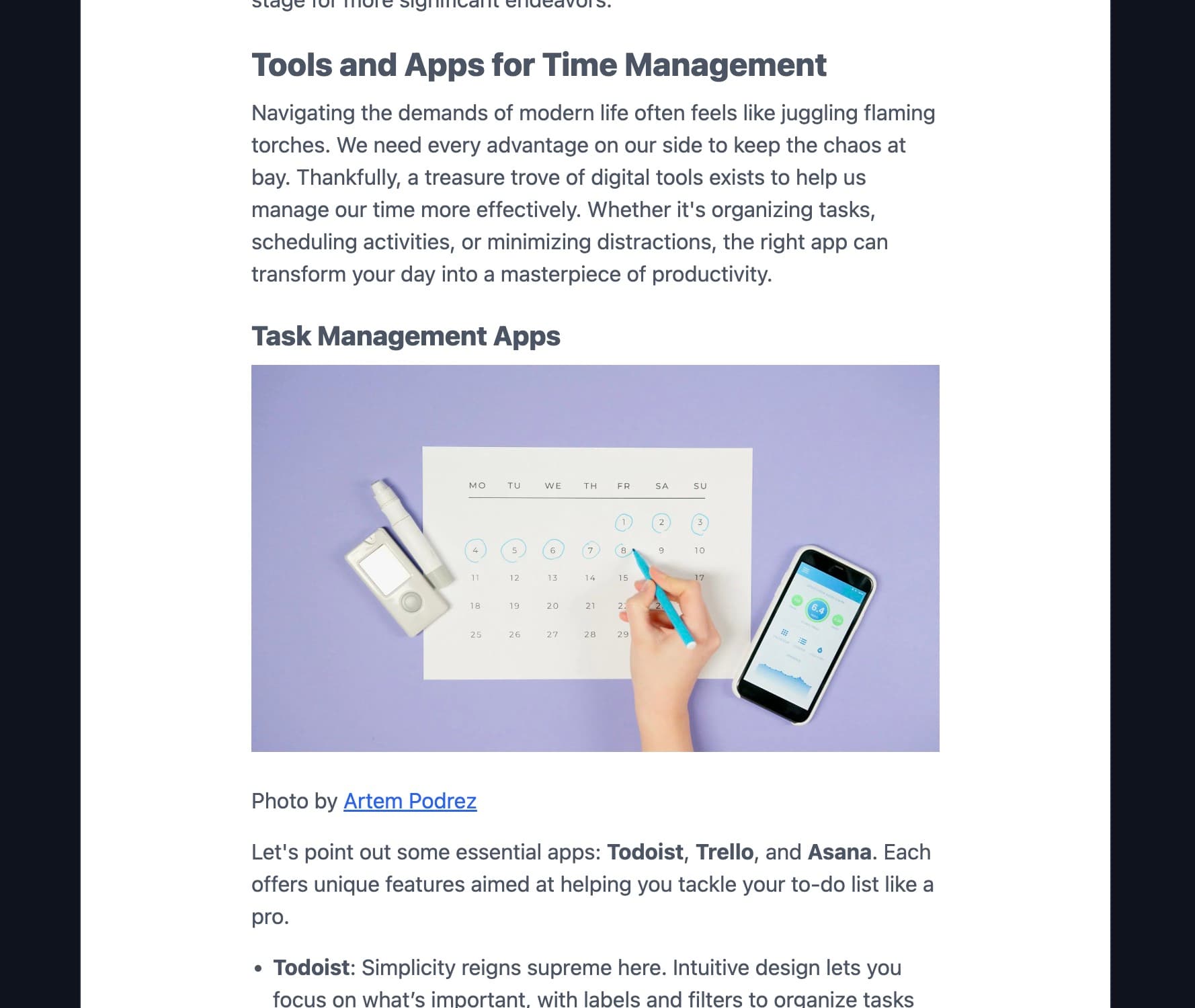 Example of an article written with RightBlogger's AI Article Writer