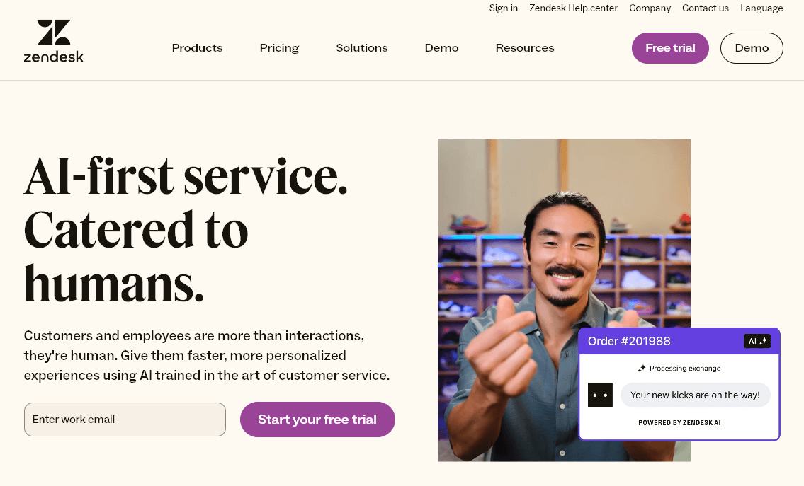 AI Chatbot From Zendesk (AI Customer Service Tool)