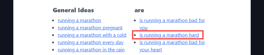 Clicking a Keyword to Open it Up in the Keyword Research Tool