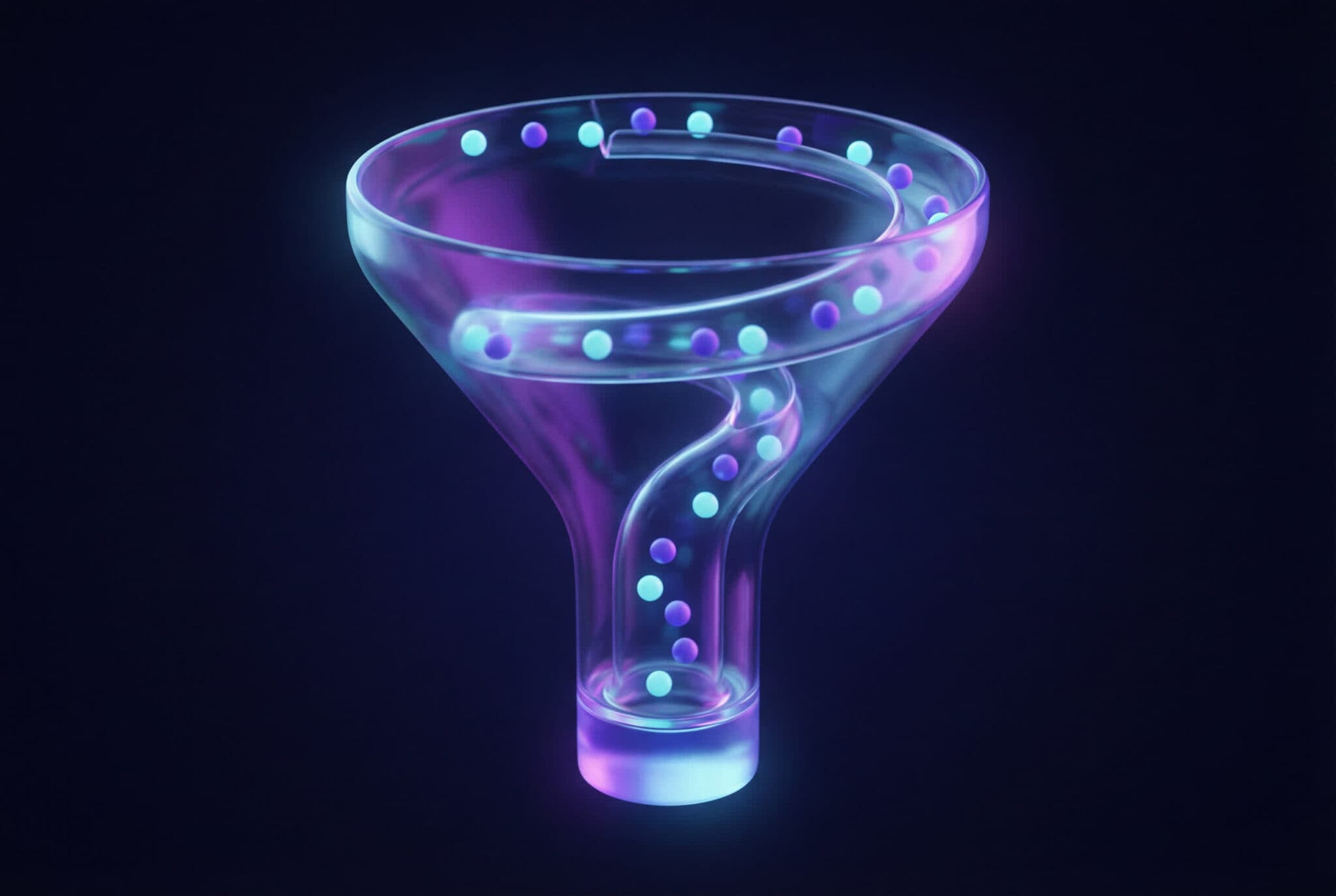 Customer funnel illustration