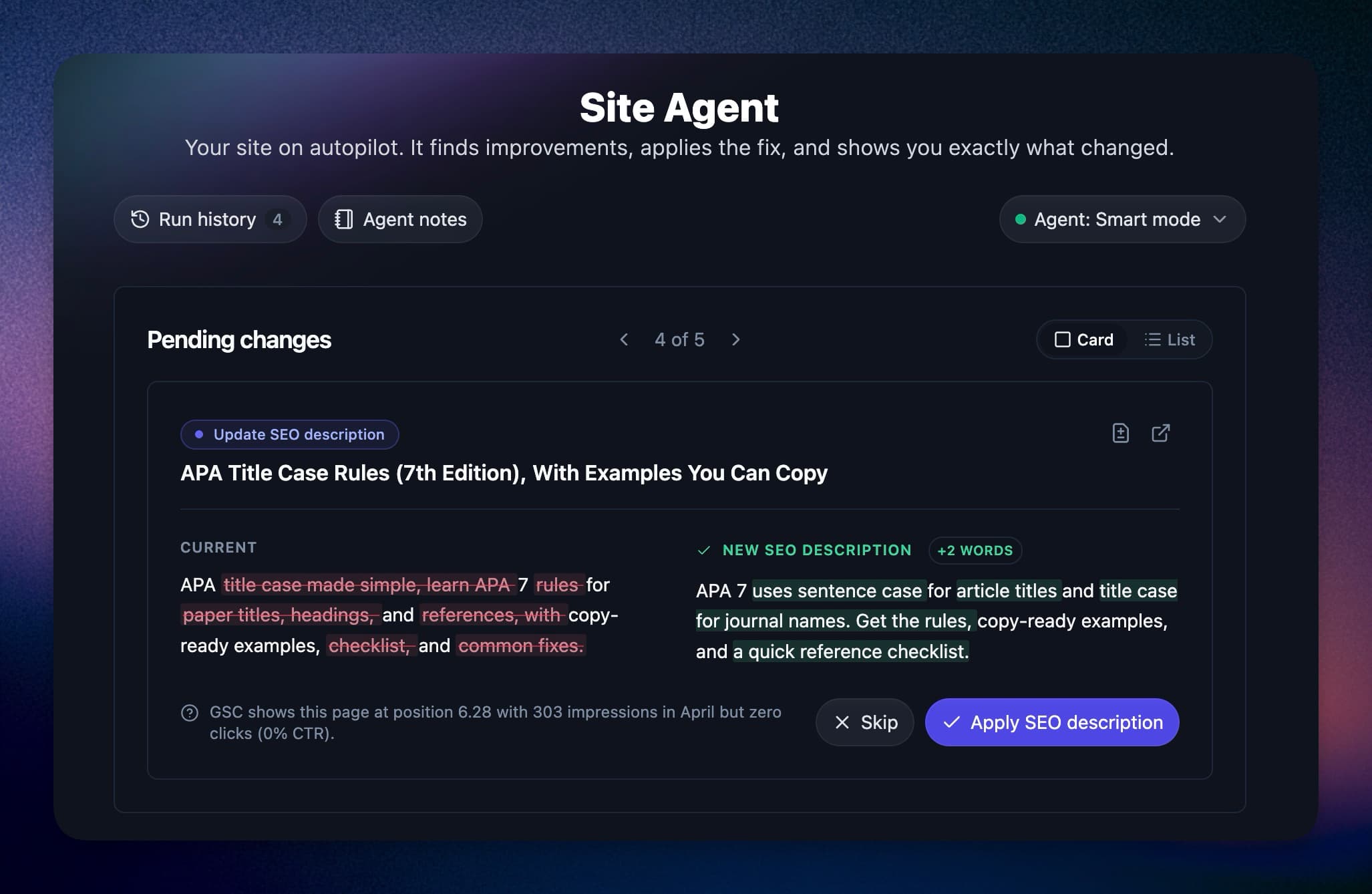 SEO Automation screenshot