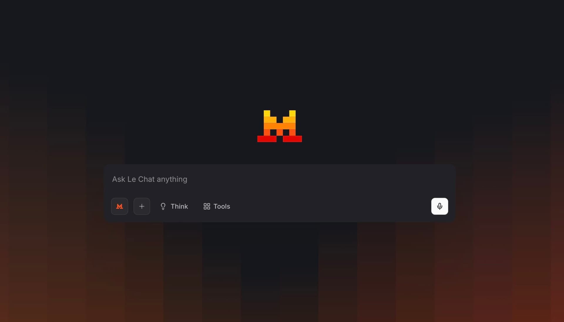 Mistral Generative AI and Chat (Homepage)