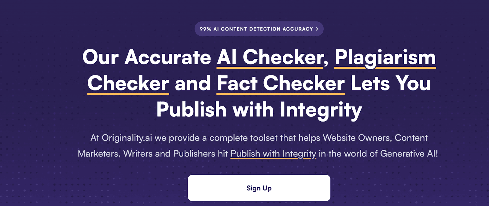 AI marketing tool Originality.ai