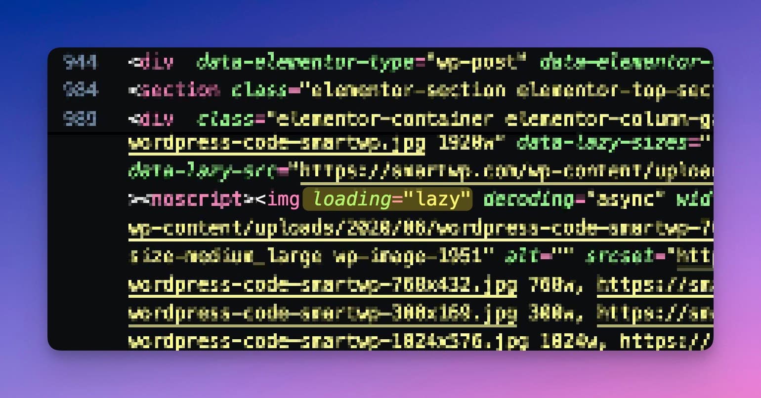 Lazing loading an image