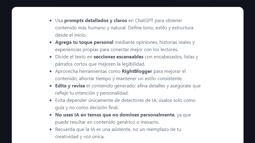 Generating Key Takeaways in Spanish Using the Key Takeaway Generator Tool