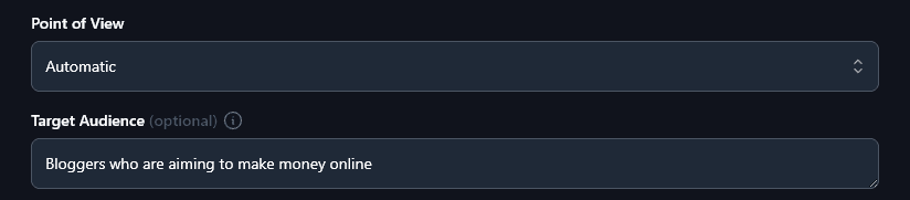 Telling the AI About Your Target Audience for LinkedIn Posts