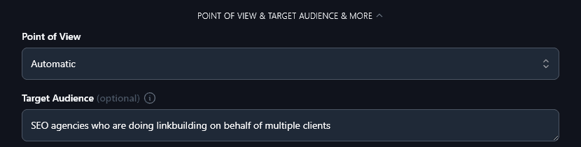 Telling the AI About Your Audience for the Podcast Episode Idea Generator