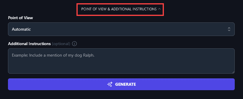 Opening Up the Advanced Options for the Grammar Fixer