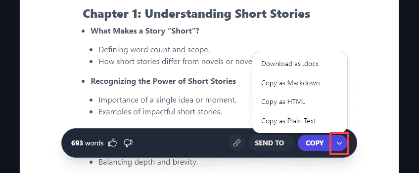 Copying the Course Outline or Downloading it to Your Computer