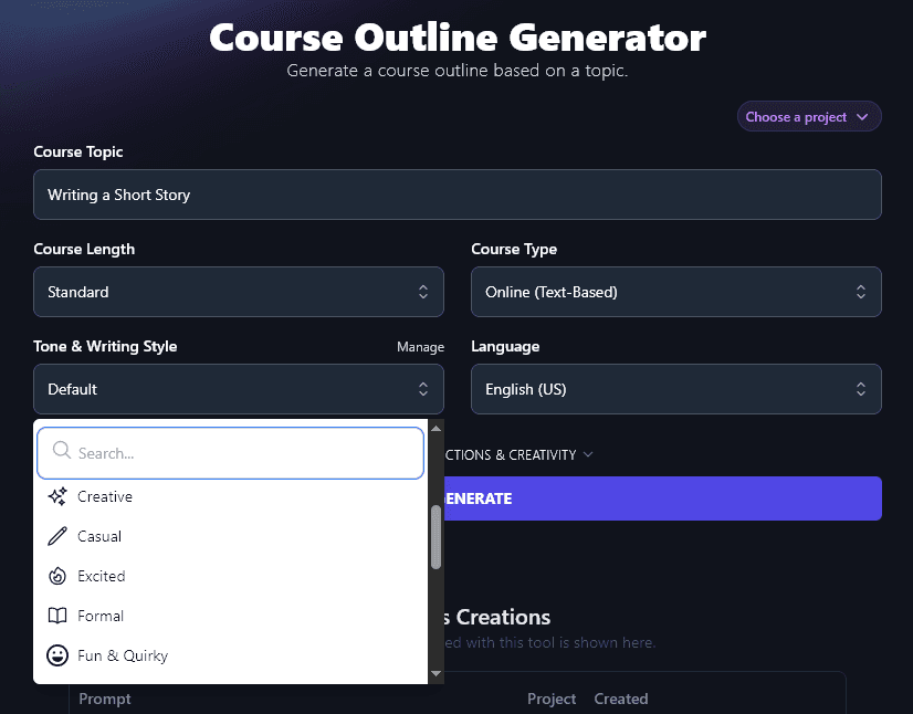 Choosing a Tone & Writing Style for Your Course Outline