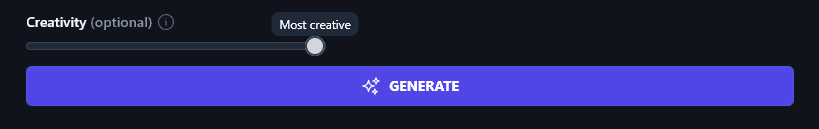 Adjusting the Creativity of the Freelance Proposal Generator