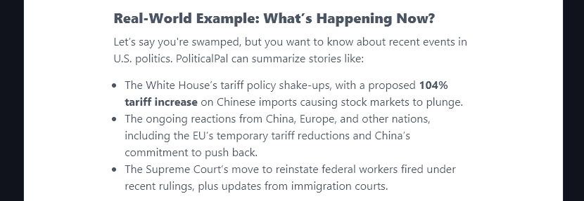 An Example of a Product Description That Doesn't Use Realtime Knowledge (Information is a Few Days Out of Date)