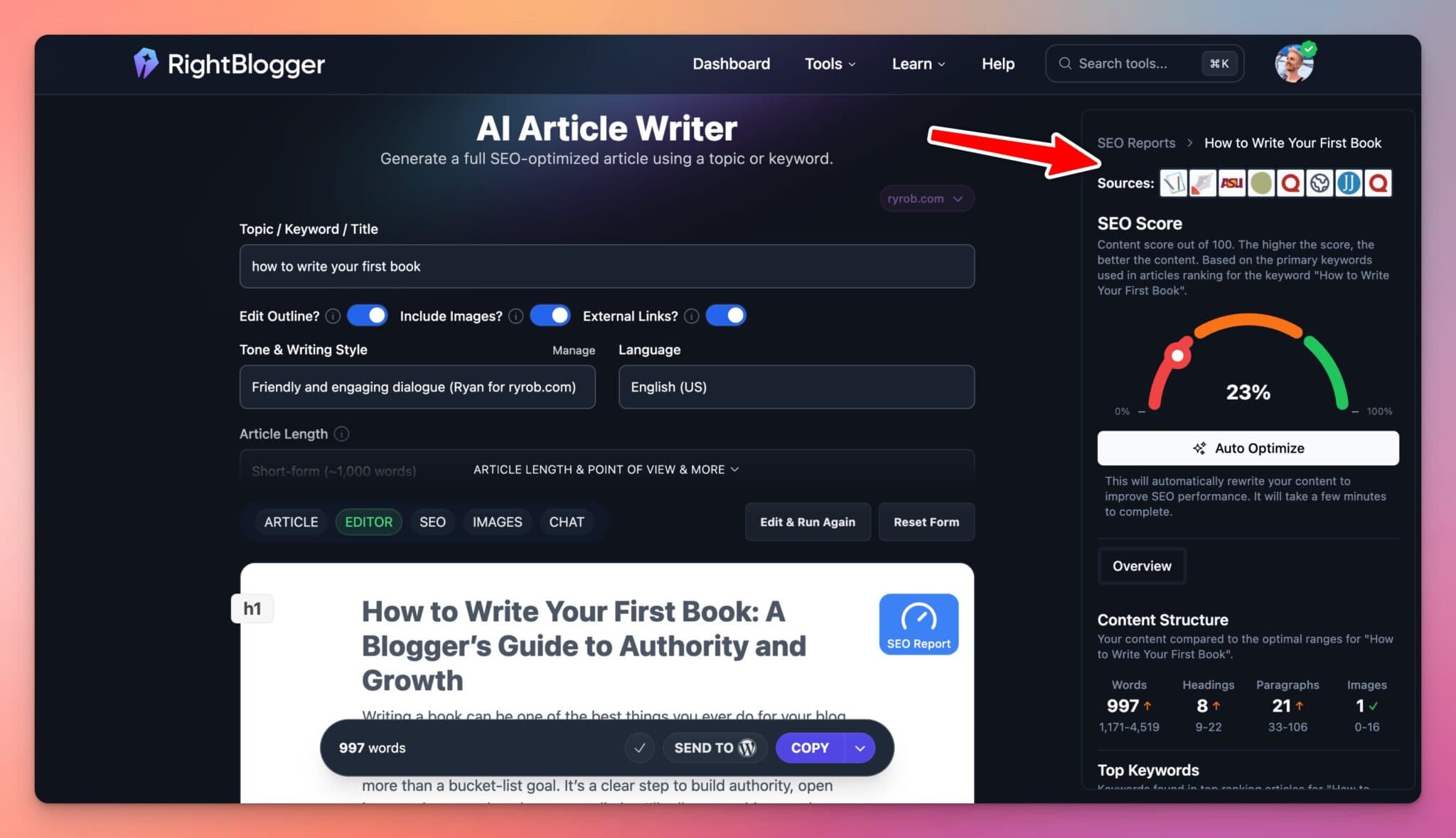 SEO Reports in Your Blog Automation Process (to Optimize Content)
