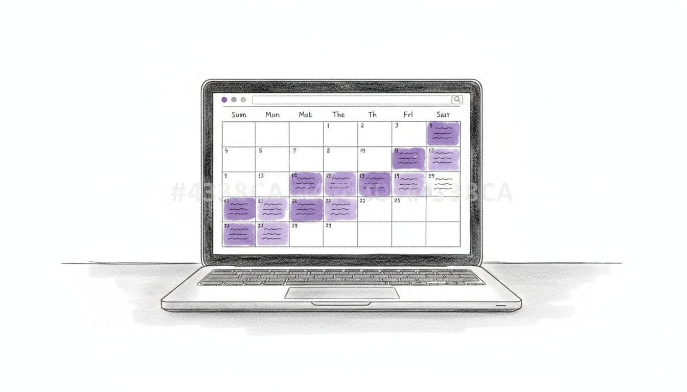 Automated Blog Scheduling Illustration (My Process to Bulk Schedule Blog Post)