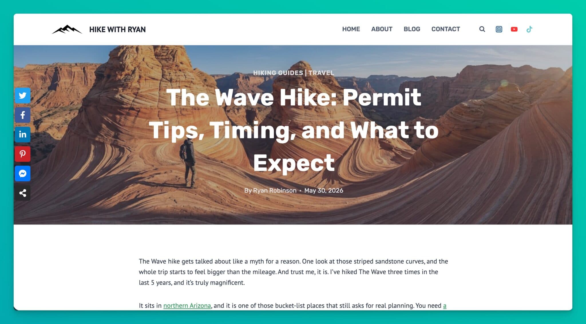 Example of Hike with Ryan Blog Automation Success (Case Study)