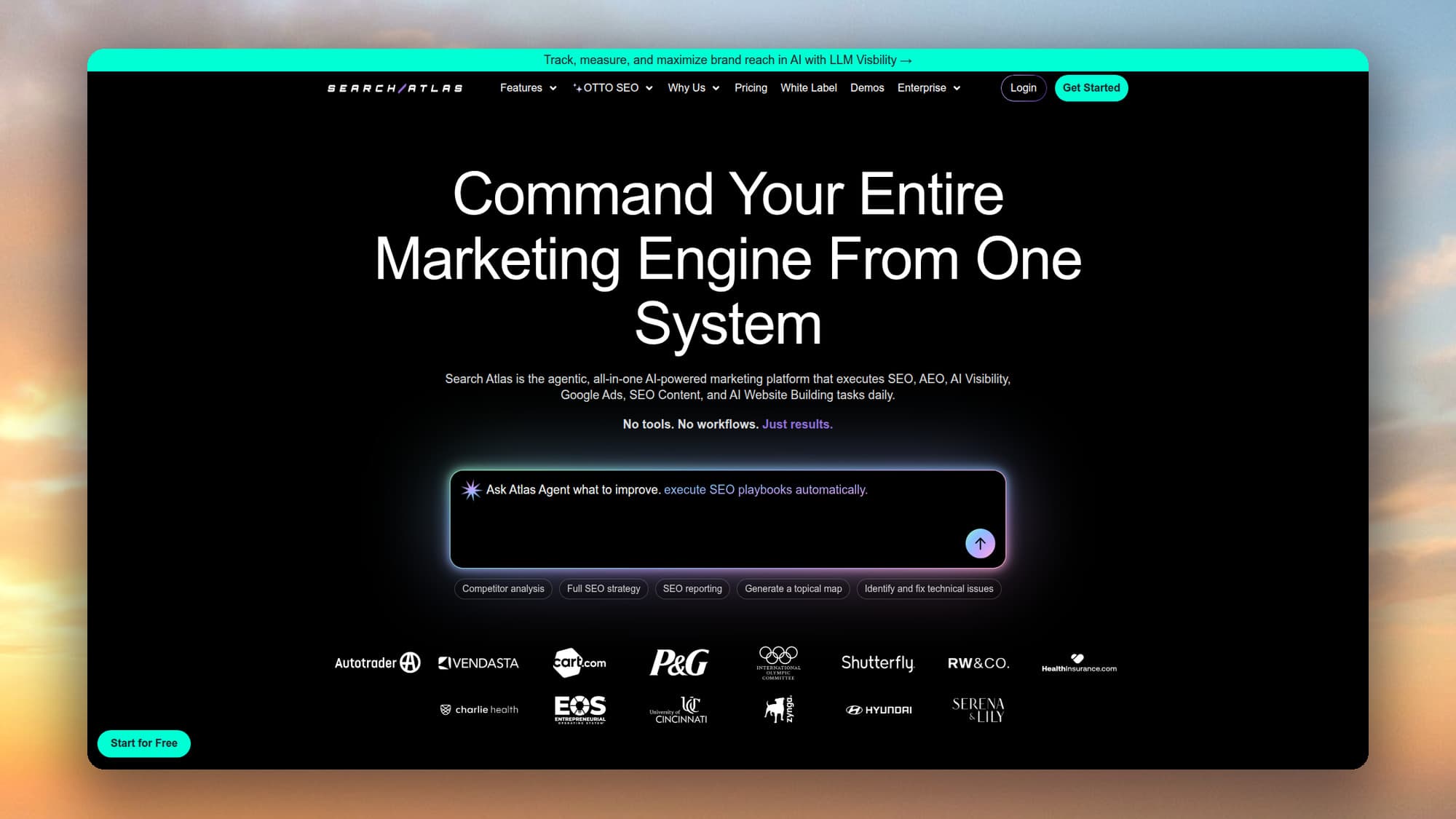 SearchAtlas OTTO homepage
